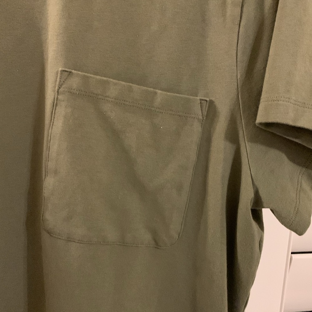 Banana Republic Green T-shirt dress size large w/ pockets - Picture 9 of 17